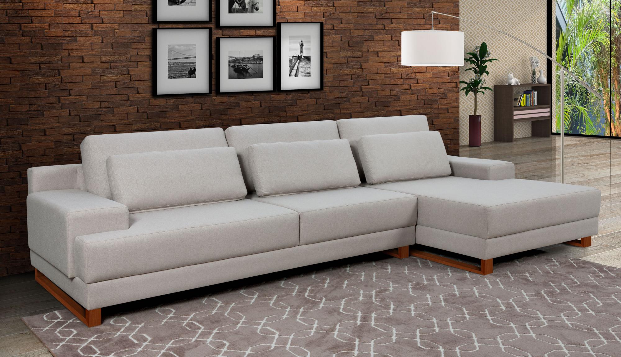 Namoradeira 2 lug. Sofá 2 lug. + Chaise LISBOA Sofá 3 lug